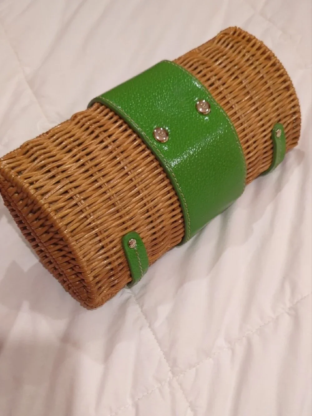 Kate Spade Woven Straw Clutch - Picture 5 of 8